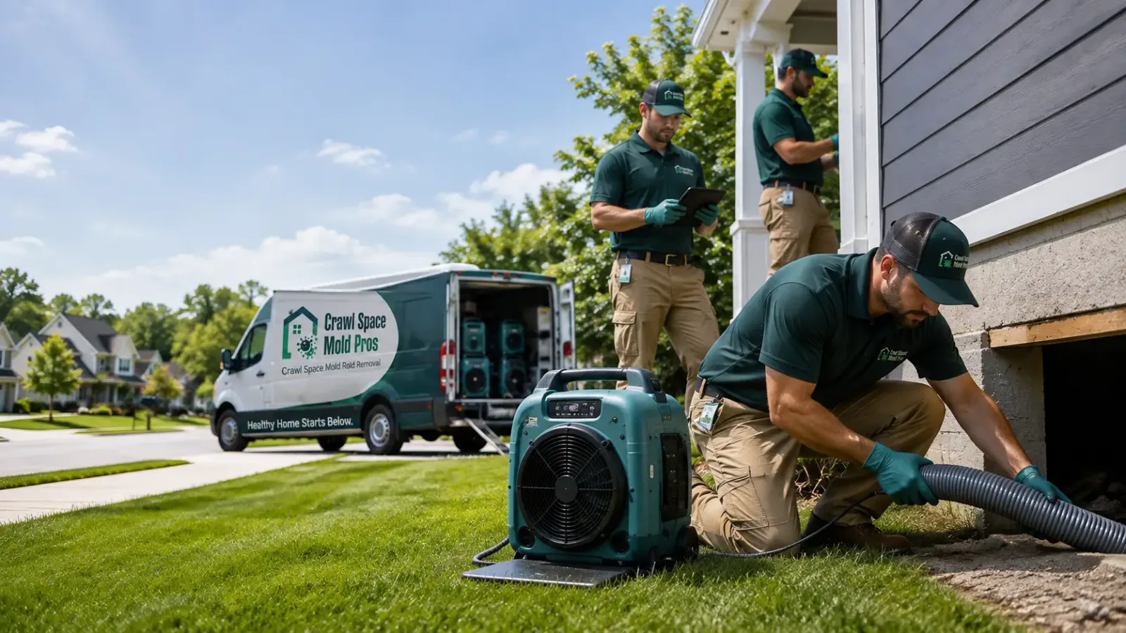 Crawl Space Mold Removal in Knoxville, IA